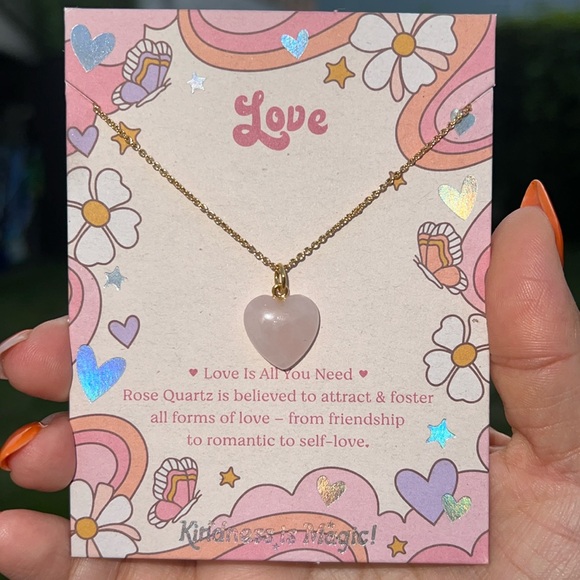 Jewelry - Rose Quartz Crystal necklace